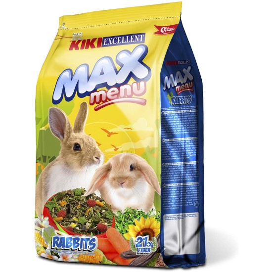 KIKI Max Menu πλήρης τροφή για κουνέλια νάνους 1kg