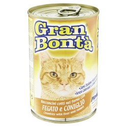 Gran Bonta κονσέρβα γάτας με συκώτι και κουνέλι 400gr