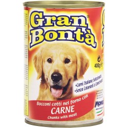 Gran Bonta κονσέρβα σκύλου κομματάκια με κρέας 400gr
