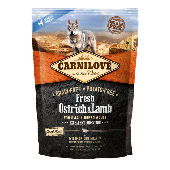 Carnilove Fresh® Dog Adult Small Ostrich & Lamb 1.5kg